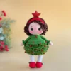 Receita Boneca Arvore de Natal Amigurumi