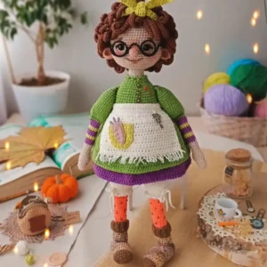 Receita Boneca Pippi Amigurumi
