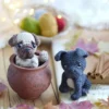 Receita Bulldog Frances Amigurumi