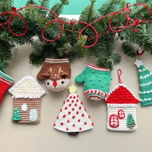 Receita Enfeite de Natal Amigurumi