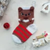 Receita Meia Ursinho Amigurumi