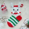 Receita Meia coelho Amigurumi