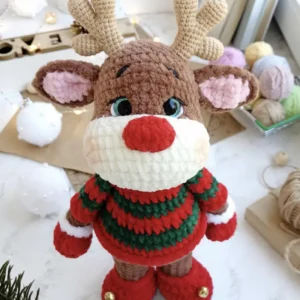 Receita Rena Amigurumi