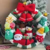 Receita Guirlanda de Natal Amigurumi