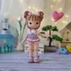Receita Boneca Coração Amigurumi