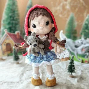 Receita Chapeuzinho vermelho Amigurumi