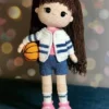 Receita Boneca Jogadora Amigurumi
