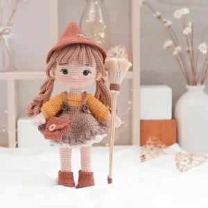 Receita Boneca Bruxa Amigurumi