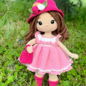 Receita Boneca Cereja Amigurumi