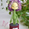 Receita Boneca Flor Amigurumi