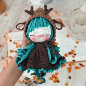 Receita Boneca Rena Amigurumi