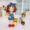 Receita Boneca com Mochila Amigurumi