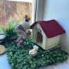 Receita Cachorro e sua Casa Amigurumi