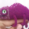 Receita Camaleao Amigurumi