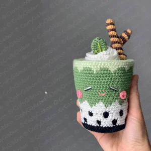 Receita Copo Amigurumi