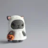 Receita Gatinho Fantasma Amigurumi