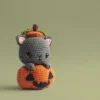 Receita Gato Halloween Amigurumi