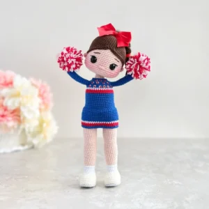Receita Lider de torcida Amigurumi