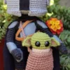 Receita Mandalorian e Yoda Amigurumi