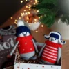 Receita Pinguim Natalino Amigurumi