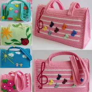 Receita Bolsa infantil Amigurumi