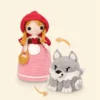 Receita Boneca Reversivel Lobo Amigurumi