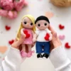 Receita Bonecos Namorados Amigurumi