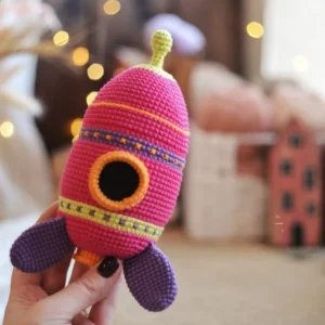 Receita Foguete Amigurumi