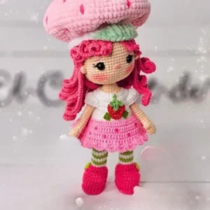 Receita Moranguinho Amigurumi