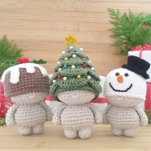 Receita Amigos Natalinos Amigurumi