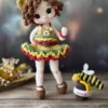 Receita Boneca Abelha Amigurumi