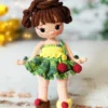 Receita Boneca Cereja Amigurumi