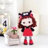 Receita Boneca Joaninha Amigurumi