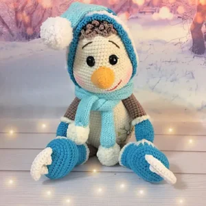 Receita Boneco de Neve Amigurumi