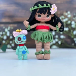 Receita Lilo e Shepa Amigurumi