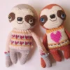 Receita Preguiça Amigurumi