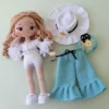 Receita Boneca Troca de Roupa Amigurumi
