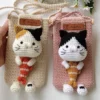 Receita Bolsinha Celular Gato Amigurumi