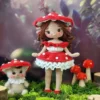 Receita Boneca Cogumelo Amigurumi
