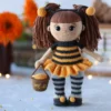 Receita Boneca Colmeia Amigurumi