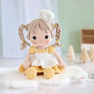 Receita Boneca Cozinheira Amigurumi