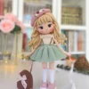 Receita Boneca Estudante Amigurumi