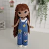 Receita Boneca Jardineira Amigurumi