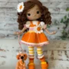 Receita Boneca Laranjinha Amigurumi
