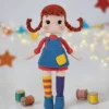 Receita Boneca Pippi Amigurumi