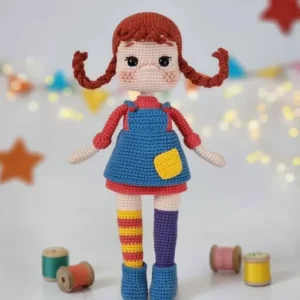 Receita Boneca Pippi Amigurumi