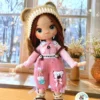 Receita Boneca Urso Amigurumi