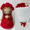 Receita Santinha Reversivel Amigurumi