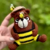 Receita Urso Abelha Amigurumi