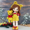 Receita Boneca Pooh Amigurumi